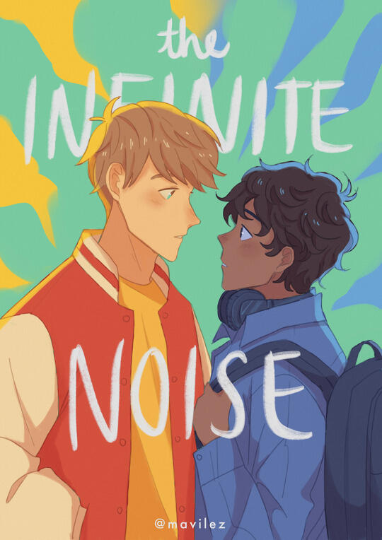 fanart of the book 'the infinite noise' by lauren shippen
