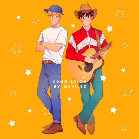 Bookmark illustrations based on the book A Little Bit Country by Brian D. Kennedy for Rainbow Crate Book Box (2022)